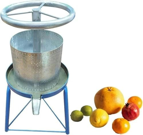 Grape Manual Juicer, Heavy Duty All Stainless Steel Wine, Press for Carrot Orange Berry Cheese, Wine Crusher~/