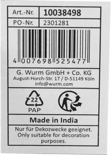 com-four® Support d'ancre décoratif - Ancre de Bateau décorative en Bois et métal - Ancre Maritime avec l'inscription « AHOI » pour l'affichage et la décoration (Ancre Marron/Argent AHOI - 1 pièce)