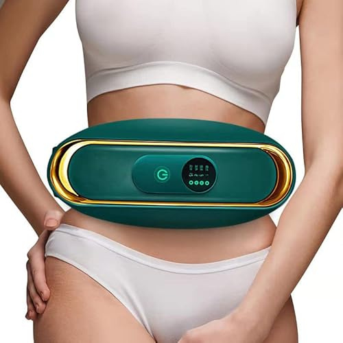 MEIION SlimKern Bauch Lipo Fettverbrenner - Schlankheitsgurtel mit EMS-Vibration & Wärmetherapie fur Fettabbau & Schmerzlinderung Bauch lipo
