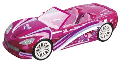 MONDO Motors Chic Car, modello in scala 1:10, 2 posti per 2 bambole, auto giocattolo per bambini 63818