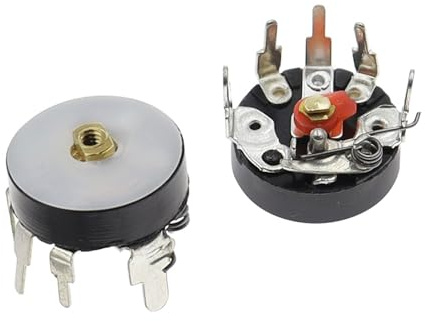 10K RV12 Gerader Winkel Radio Potentiometer RV12MM B503 B103 B10K B50K Leistungsverstärker Lautstärke Potentiometer Mit Schalter 10Pcs(Cover)