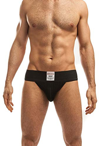 Jack Adams Herren Nein. 1874 Jockstrap Tiefschutz, schwarz, Medium