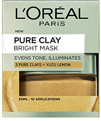 L'Oreal Paris Tonmasken, 3 Pure Clays und Red Algae Glow