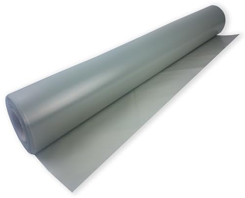 uficell Aqua-Stop PE-Folie, Baufolie, Dampfbremse - 0,20 mm Stark - Unter Laminat-/Parkettböden mit erhöhter Restfeuchte 25 m² Roll (12,5 m x 2 m)