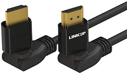 LINKUP - HDMI 4K Cable Ultra HD 360° Angle Swivel Digital Video Cord - Heavy Duty 28AWG - Extreme High Speed 18GB/s | 4096 x 2160 | Compatible with Apple Xbox PS4 PC Samsung TV - 6FT