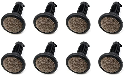 Design61 8er Set Filz Gelenkgleiter Filzgleiter für Rohrinnen-Ø 11-12 mm zum Einstecken