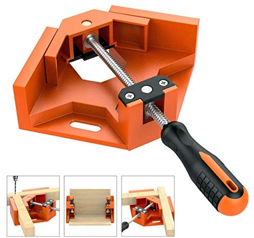 Right Angle Corner CLAMP 90 DEG VICE Grip Welding Wood Frame MITRE FIX Swing JAW