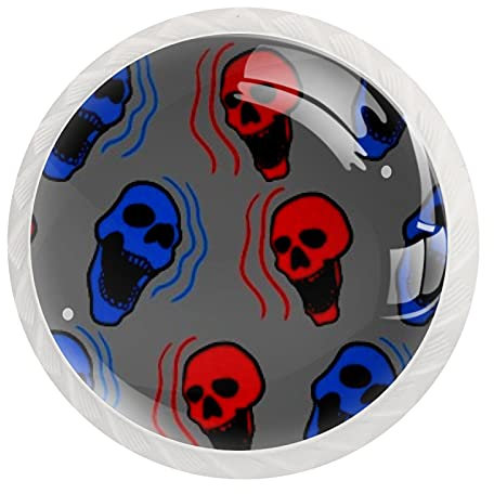 Set di 12 pomelli rotondi per cassettiera, armadietto, armadio, con viti, per armadio, decorazione per casa, ufficio, cameretta dei bambini