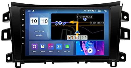 PLOKM per Nissan Navara NP300 Car Stereo Android 10 Autoradio con GPS Navigation 2 DIN Bluetooth FM RDS WiFi/SWC/Dual USB BT MP5 Auto Radio
