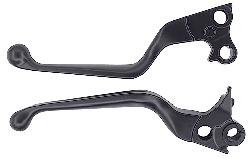Bremskupplungshebel Kupplungshebel Schalthebel Griff Brems Kupplung Hebel Bremsgriff Bremshebel schwarz für Harley Davidson Softail Sportster 883 1200 XL Dyna Fat Bob Street Bob Super Glide Wide Glide