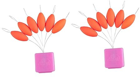 BESPORTBLE 2pcs Luminous Bobbers Fishing Floats for Carp Panfish Pike Walleye Catfish