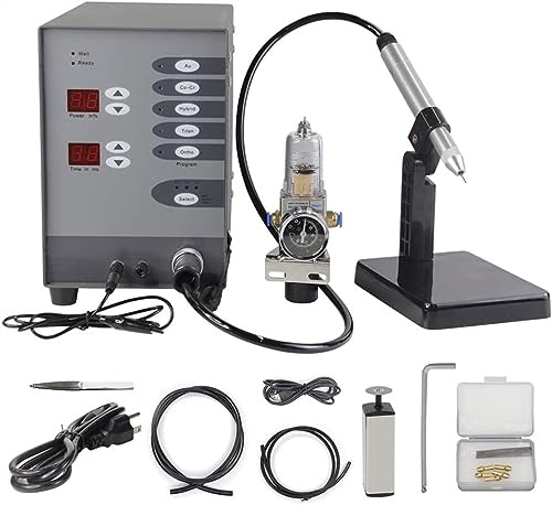 poste souder Machine de soudage par points CNC automatique, machine de soudage laser portative for métal, kits de soudage de bijoux permanents 110v / 60hz soudables or massif, aluminium, titane