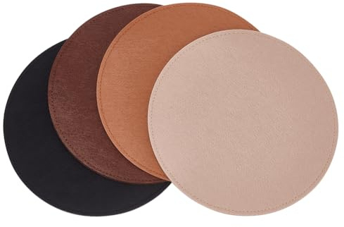 PH PandaHall 4 colori Borsa In Feltro Modellatore Base, Borsa Rotonda Da 20cm con Inserto Inferiore per Borsa Stabilizzatore per Borsa Organizzatore Inserto per Borsa Fodera per Borsa Tote Borsa Zaino