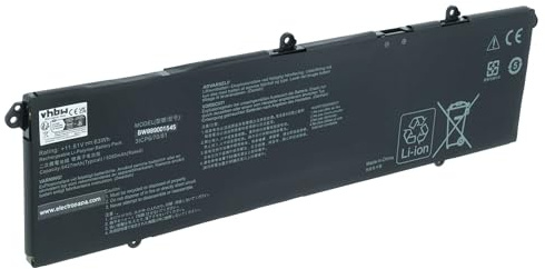 vhbw batteria compatibile con Asus VivoBook Pro 14X Oled N7400pc-Km010r notebook (5400mAh, 11,61V, Li-Poly)