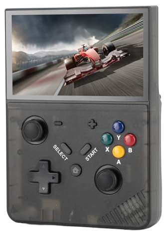 Handheld-Spielekonsole mit 4,3-Zoll-IPS-Bildschirm, 25 Klassische Simulatoren, über 20.000 Retro-Spiele, mit Kleiner Speicherkarte, für -, und N64-Emulatoren (128GB)