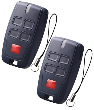 2Pcs Telecomando 433,92 MHz per Cancelli e Garage, Compatibile con Mitto 2, Mitto 4, RCB02, RCB04 – Telecomando Universale Rolling Code per Automazione Cancelli, Facile Programmazione