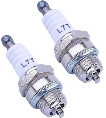 2 Stück Zündkerzen Ersatzteil für NGK BPMR7A, L7T, B6HS, B4-LM, und Champion J19LM, J17LM, Zündkerze Rasenmäher Ersatz passend für Stihl/Husqvarna Motorsägen and Rasenmäher