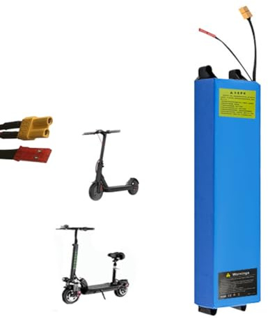 HJGHY 36v,7.8Ah, Batería de Repuesto para Patinete eléctrico de 36 V, 7,8 Ah, 9 Ah y 10,5 Ah, Recargable de Iones de Litio con Puerto XT30 y JST para Motor de Patinete M365 de 0 a 400 W.