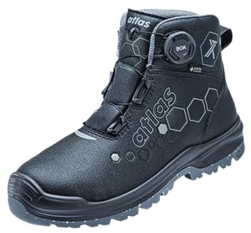 Atlas XT 550 BOA GTX S3 Sicherheitsschuhe mit Gore-Tex Extraguard Obermaterial, wasserdicht, mit Aluminiumkappe und Durchtrittsschutz W10