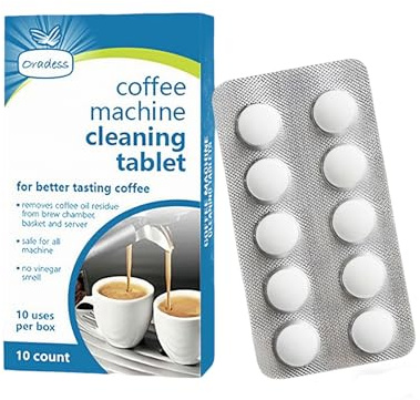 Pastillas Limpiadoras Descalcificadoras Universales, 10 Piezas Para Cafeteras Automáticas, Botellas de Bebidas y Más, Limpieza Profunda con Oxígeno Activo, Compatibles con Todo Tipo de Materiales