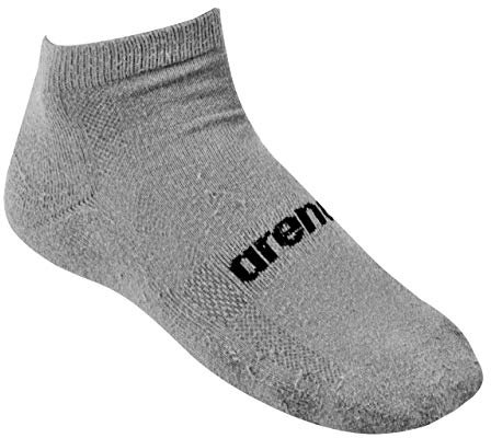 ARENA Basic Ankle 2 Pack Socken-Training, Light Grey Melange, M