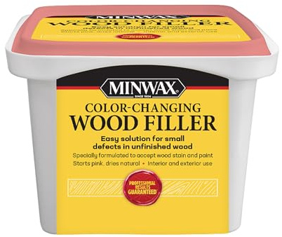 Minwax 448800000 Color Changing Wood Filler, 16 oz