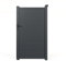 BillyOh Nova Pedestrian Aluminium Gate Full Privacy Metal Safety Outdoor Garden Gate with Lock (100cm x 173cm)