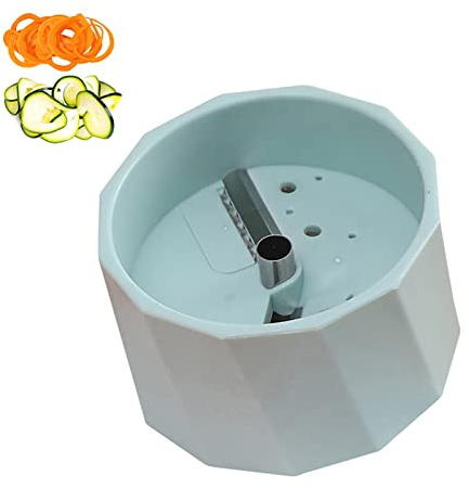 Mini Spiralizer, Spiralizzatore di verdure, affettatrice per verdure, Zester a spirale, Macchina per tagliatelle di zucchine, Spiralizzatori portatili, Spiralizzatori di zucchine, Piccolo Zoodles