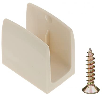 cyclingcolors Clip bloqueur de manivelle volet Roulant beige Support Guide Manette Plastique 15mm - 18mm Universel fenêtre Mur à Visser
