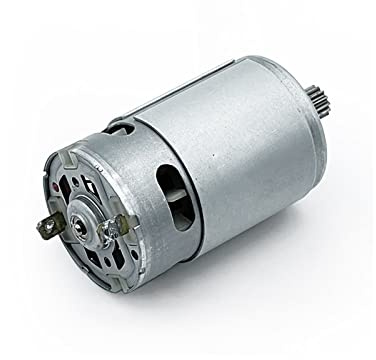 gresik Driver Engine 1pcs Chain Saw Motor 21V 8.2mm Gear 14 Teeth Gear 550 DC Motor Reciprocating Saw Rechargeable Hand Saw Electric Drill Screwdriver Motor Wheel Project