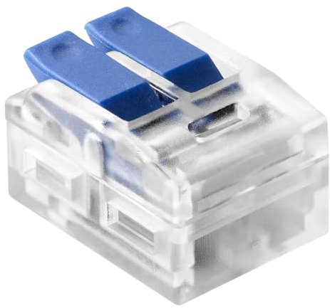 Miratic Morsetti Elettrici per Qualsiasi Cavo 0,75-4mm² Connettori Elettrici Rapidi IEC 450V/32A Collegamento Cavi Elettrici (2 fili/blister da 10)