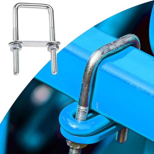 U Bolt Bügel Edelstahl Bolzen Anhänger M10 Bugel Bügelschraube + Mutter, M10x40x110 4pcs Bügelbolzen
