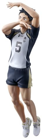 LUNK Akaashi Keiji Figure Jumping Posture Anime Statue 18cm Handmade Action Figures Desktop Ornaments Decoration Collection