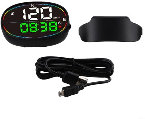 HOHOVYVY Headup Display Auto,HUD Head Up Display Auto GPS Digital Tacho Kilometerzähler Für Motorrad