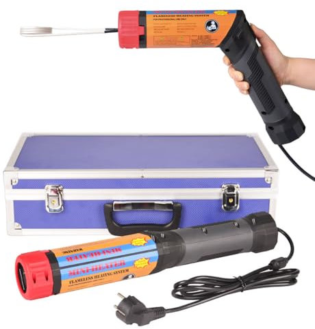 Induction Heater Bolt Removal, 1100W Induction Heater Coils with 8 Coils and Tool Box, Rotated Handle Magnetic Induction Heater Kit, for Rusty Screw Removing with Magnetic Induction Technology black