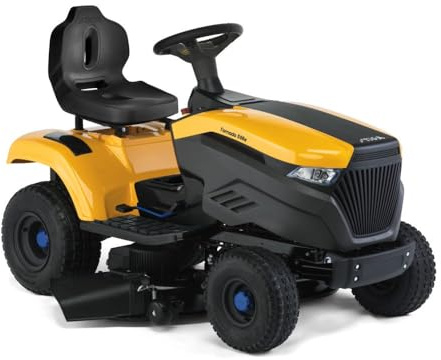 STIGA Trattorino da giardino elettrico Tornado 598e 98 cm - batteria ePower 48V 40Ah - scarico laterale e mulching - cruscotto digitale e luci a LED - caricatore rapido incluso