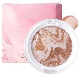Baked Glitter Rouge-Puder | Premium Blush-Puder mit natürlicher Glitzer-Textur | Vegan & Grausamkeitsfrei | Langanhaltende Farbe für Bühne und Alltag | Perfekt für Various Hauttypen und Performer