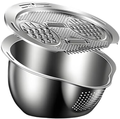 Rrlihjgu Passoire À Riz | Passoire Multifonction en Acier Inoxydable pour Riz,Accessoire de Cuisine pour Préparation de Sushi, Pâtes, Salades et Légumes
