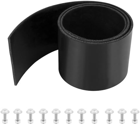 Rabat de Lame de Chasse-Neige Universel, Accessoires de déflecteur de Neige en Caoutchouc pour Chasse-Neige, Convient pour Lame de 121,9 à 182,9 cm, déflecteur de Neige en Caoutchouc de 182,9 cm x