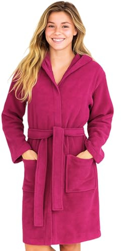 Morgenstern Bademantel Kinder & Teenager Mädchen Jungen 100% Baumwolle Frottee mit Kapuze OEKO-TEX® Kinderbademantel Morgenmantel