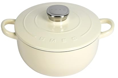 Smeg - Gusseisen-Auflauf - Creme - 24 cm - 4,2 L