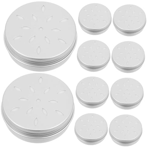 Weqizuerqi Smell Training Kit,Round Cans with Hollow Lids - Dog Nose Work Metal Tin Box | for Canine Puppy Small Medium Large Indoor Outdoor Home Backyard Practice Games