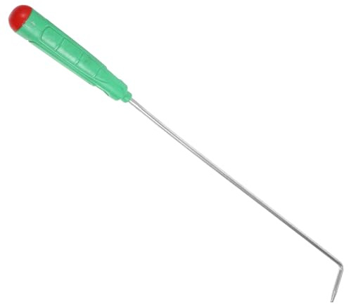 WEKADRIN Feuerhaken für Feuerstellen und Kamine aus Stahl und Kunststoff mit Hitzebeständigen Eigenschaften und Ergonomischen Griffen für Outdoor-Grillen und Brennholzmanagement