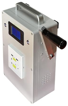 HajMyrdonyx Generador Manivela 500 W, 200 WH, Estación Energía Portátil 62400 Mah con Toma De Corriente, Generadores Energía Móviles 220 V Ca/CC/USB, Fuente Alimentación Emergencia para Acampadas.