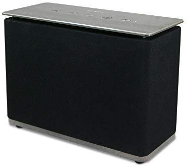Metronic 477086 Speaker Internet Radio Wi-Fi Bluetooth Multiroom con Porta USB di Ricarica, Ingresso Cuffie 3,5mm - Nero