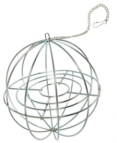 Karlie Salatball, Nagerspielzeug, Metall, Silber, Durchm.9 cm