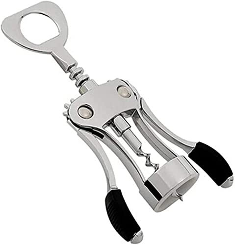 HSWYJJPFB Tire Bouchon Ouvreur de vin Rouge portatif d'acier Inoxydable de Type Aile de Sommeliers en métal Tire-Bouchons dissolvant de Bouchon de vin 0927