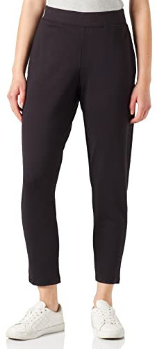 Nur Die 7/8 City-Jogger-Relax & Go Pantalón de Vestir, Negro, L para Mujer