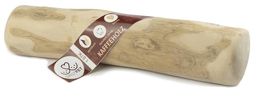 DAILY PET Madera de café para perros - Madera masticable robusta para perros y cachorros - Raíz masticable duradera para perros - Varilla masticable natural para perros - Hueso masticable natural para
