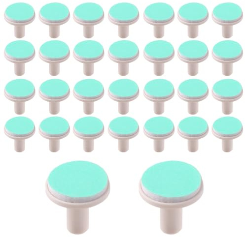 30 Pcs Baby Nail Trimmer Replacement Pads, Nail File Electric Trimmer Replacement Pads for Standard Electric Kid Nail Trimmer Nail Grinding Heads for Babies 12 Months for All Ages (Blue)